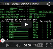 DBU Menu Video